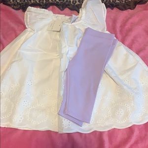 New with tags baby girl dead with leggings